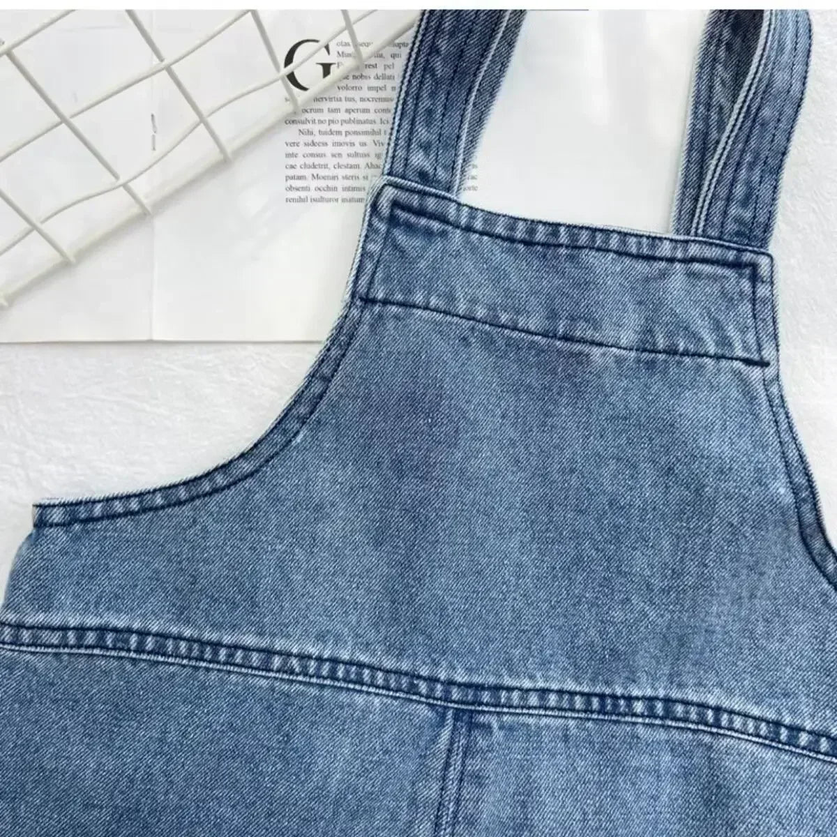 Overalls Solid Brief Style - Denim