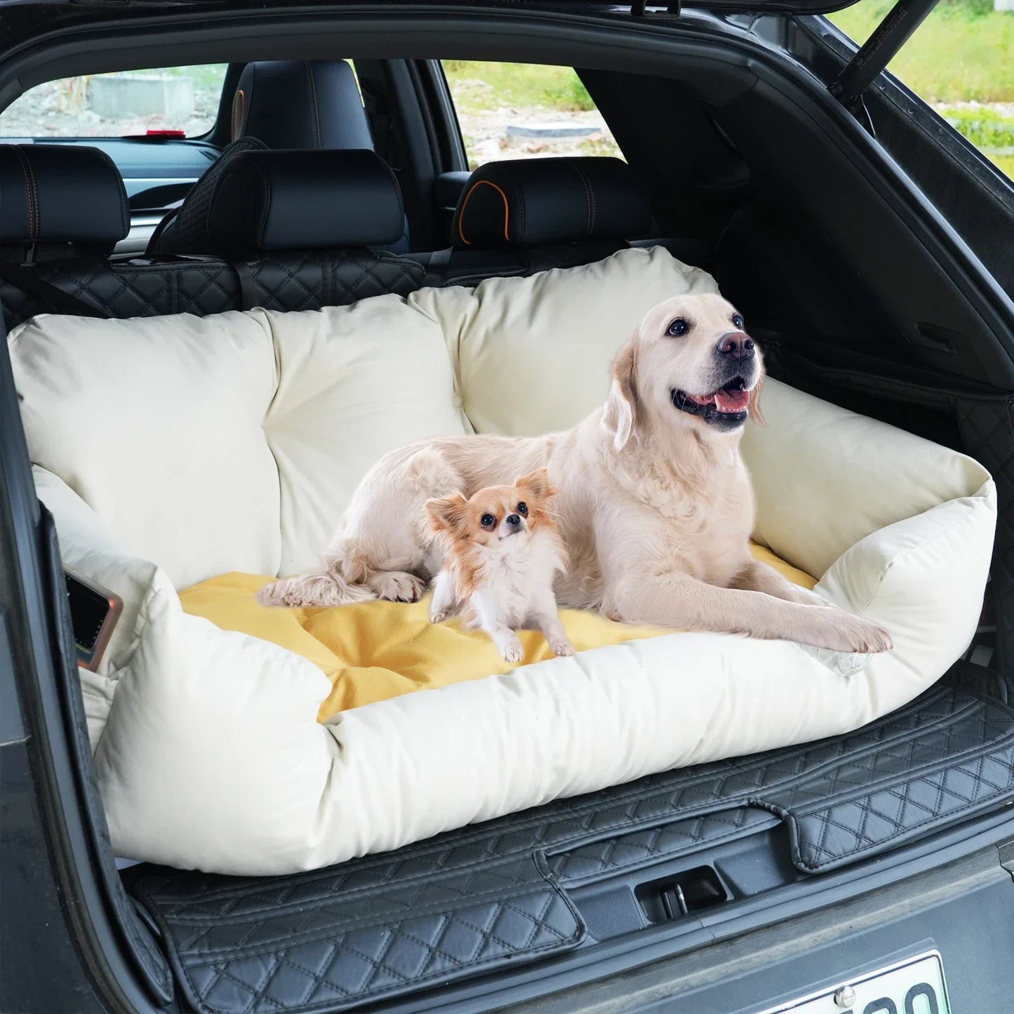 Large Dog Carrier Travel Dog Car Seat Cover Folding Hammock