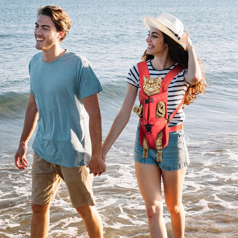 Pet Carrier Comfortable Carrying For Small Cats, Dogs, Backpack