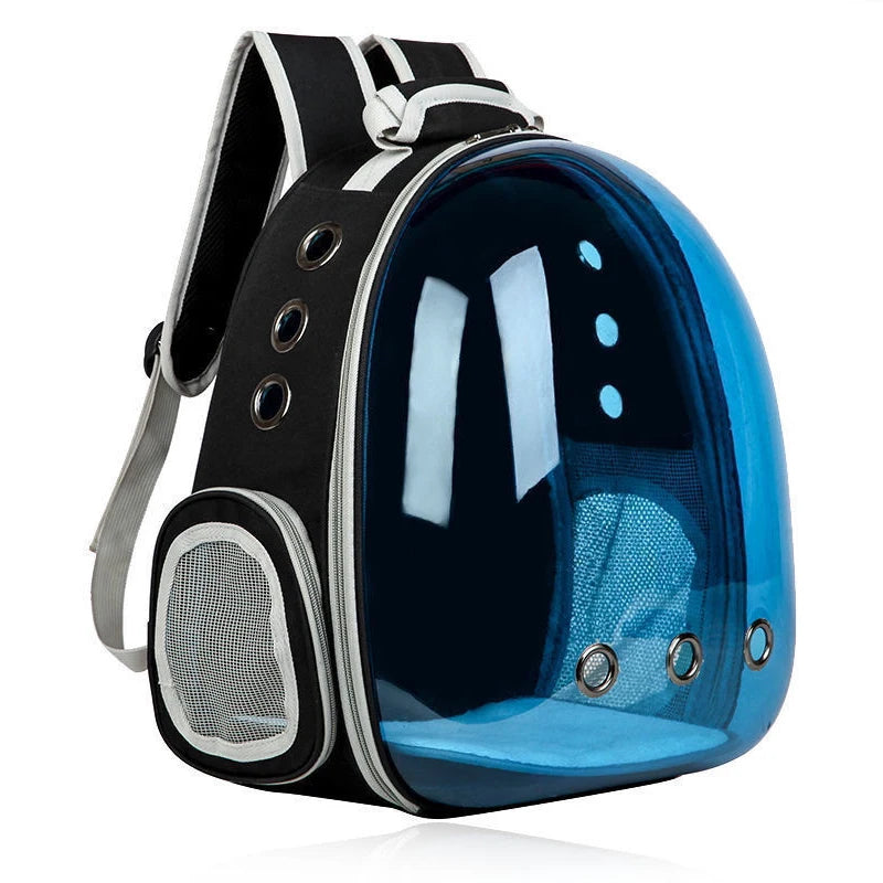 Pet Carrier/Backpacks: Transparent "Space capsules"