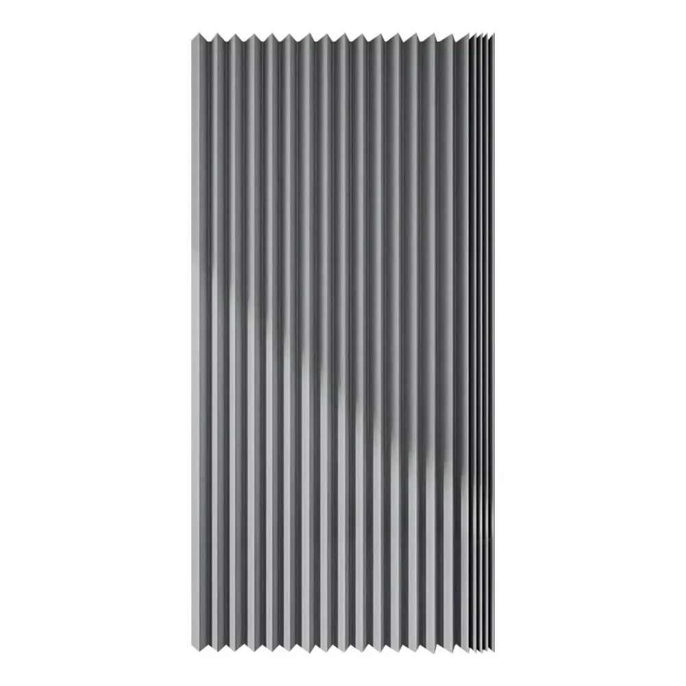 Foldable Magnetic Shower Curtain Waterproof Bath Curtain with 14 Hooks Privacy Bathroom Divider Modern for Bathroom