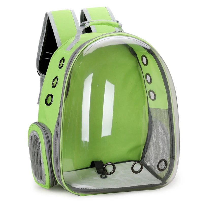 Pet Carrier/Backpacks: Transparent "Space capsules"