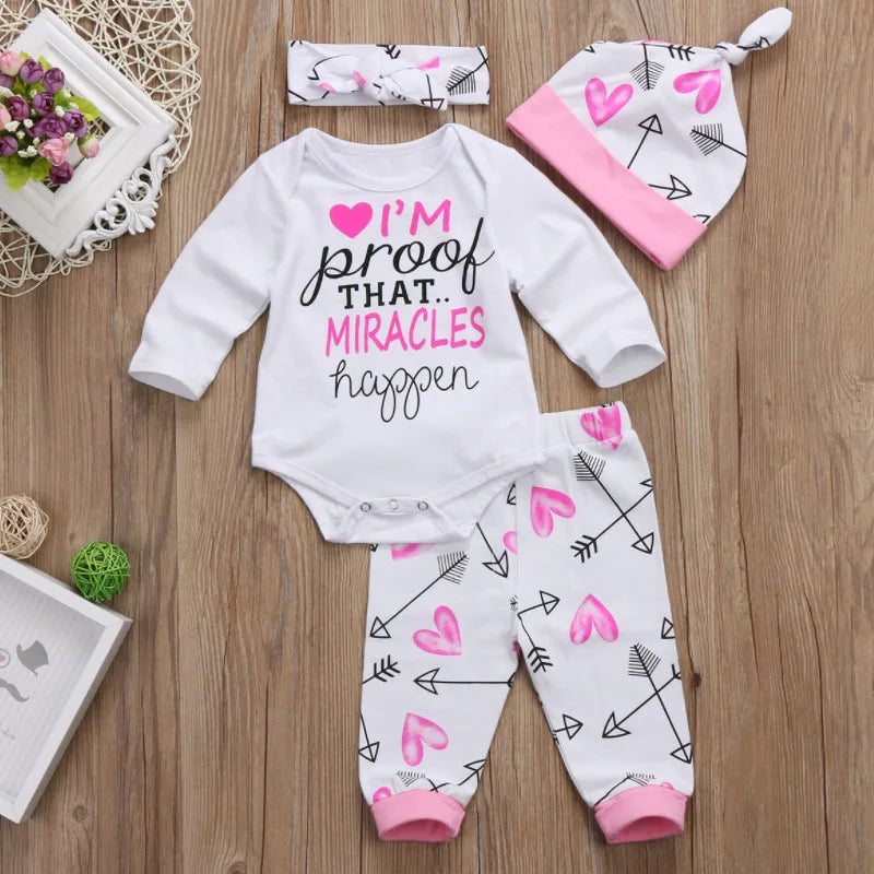 Newborn Baby Girls Clothes Sets Toddler Autumn/Winter Children's Clothing Baby Items Accessories Newborn 0 to 18 Month